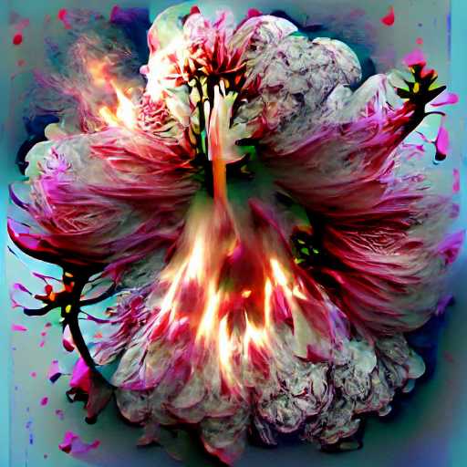 Exploding blossom