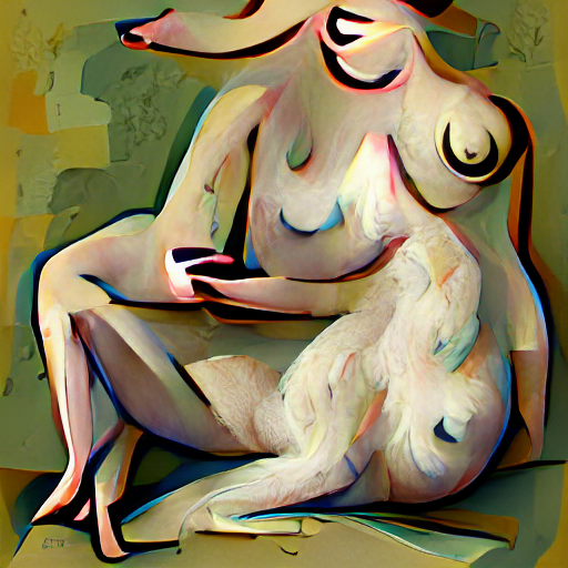 a nude lady